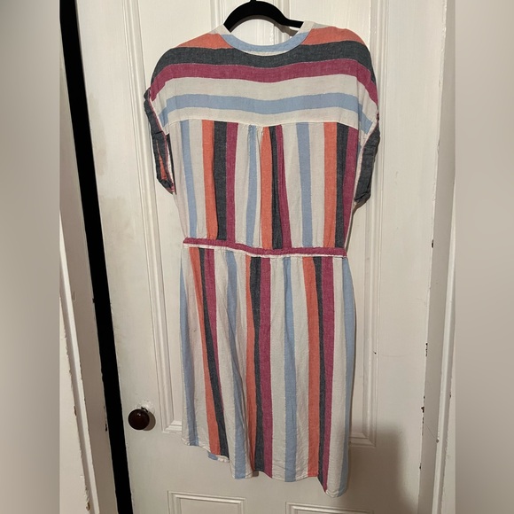 Multi color stripe dress - Picture 2 of 5